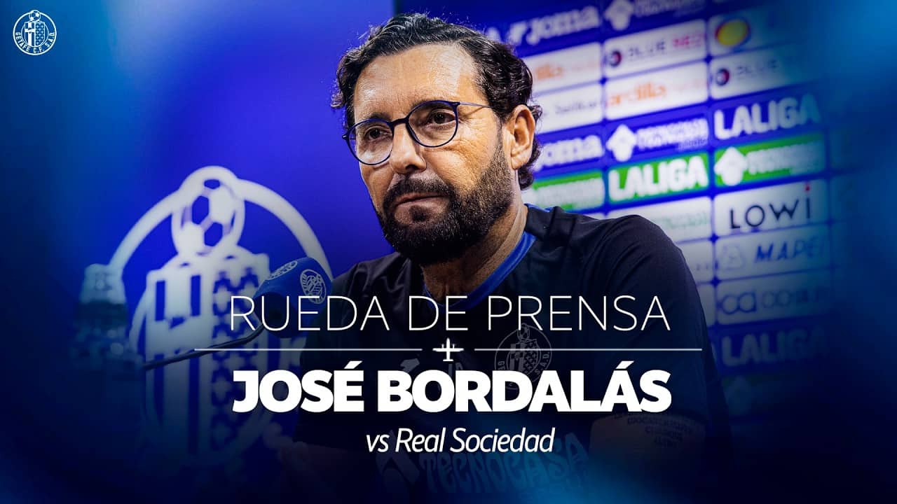 José Bordalás "Preparados y concienciados para medirnos a la Real Sociedad"