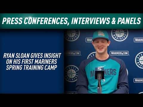 2026 Seattle Mariners Spring Training Media Session (Feb. 14): Ryan Sloan