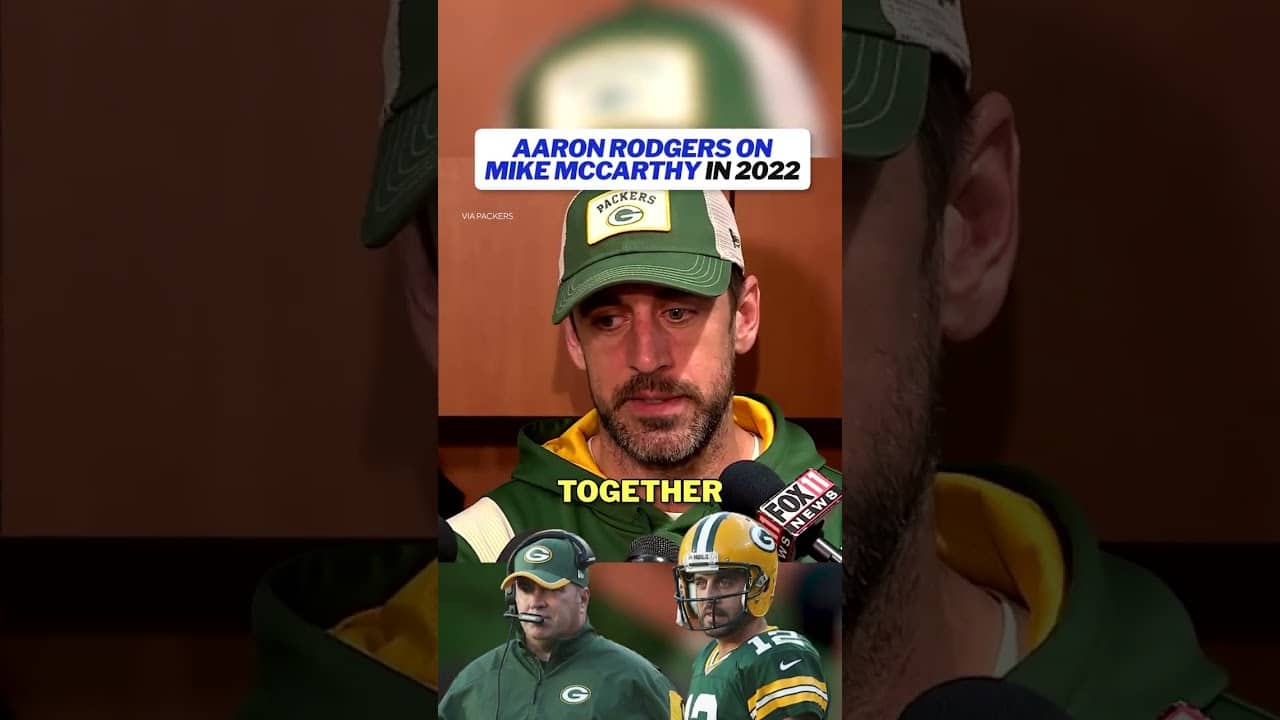 Aaron Rodgers & Mike McCarthy spent 13 seasons together in Green Bay & now reunite with Pittsburgh