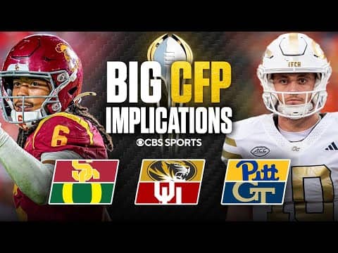 College Football Week 13 Preview: USC-Oregon, Missouri-Oklahoma, Pittsburgh-Georgia Tech & MORE
