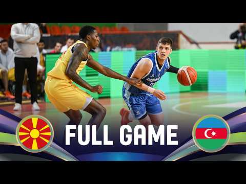 LIVE - North Macedonia v Azerbaijan | FIBA EuroBasket 2029 Pre-Qualifiers