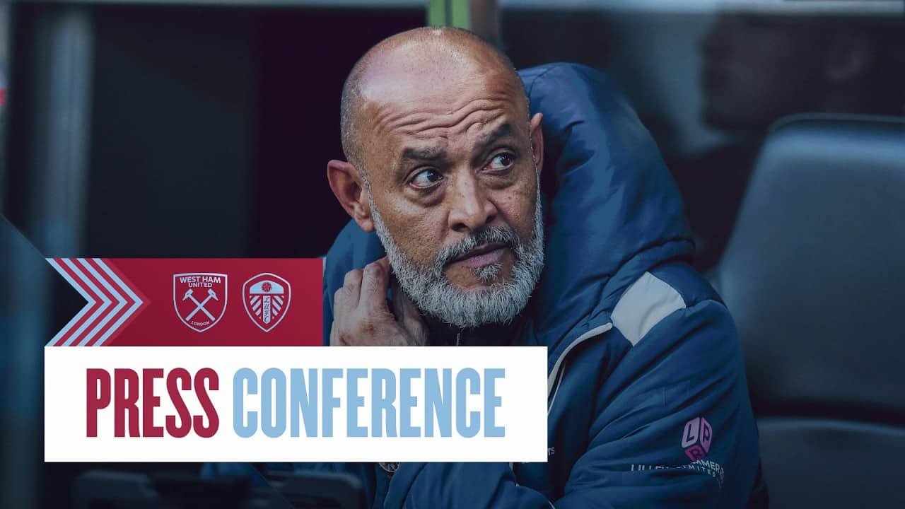 "We Have To Bounce Back!" 😤👊 | Nuno Espírito Santo's Press Conference | West Ham v Leeds