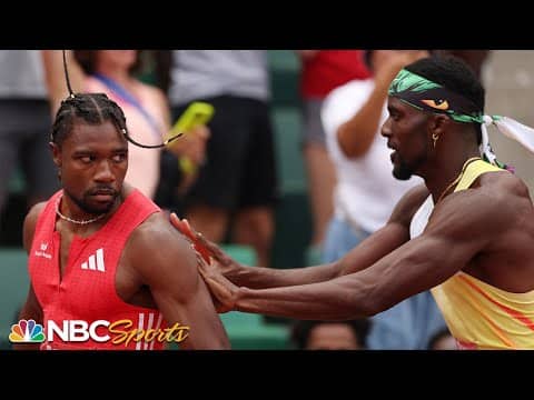 Noah Lyles beats Kenny Bednarek in TESTY men's 200m at USATF Outdoor Championships | NBC Sports