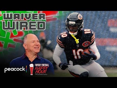 Bears' WR Luther Burden III essential for playoff run | Fantasy Football Happy Hour | NFL on NBC