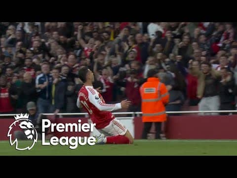 Gabriel Martinelli CHIPS Gianluigi Donnarumma to bring Arsenal level | Premier League | NBC Sports