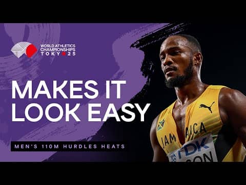 Mason storms to fastest 110m hurdles qualifier with 13.17 | World Athletics Championships Tokyo 25