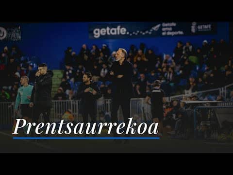 POSPARTIDO | Matarazzo: "Hemos empujado hasta el final" | Getafe CF 1-2 Real Sociedad
