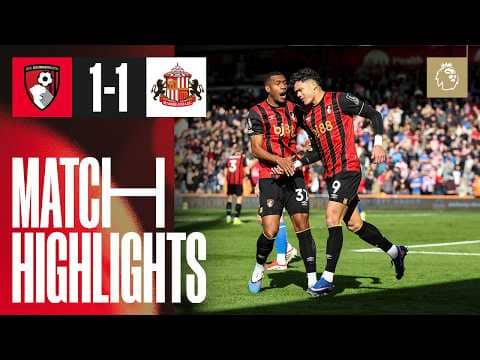 Stunning Tavernier cross and Evanilson header secure draw | AFC Bournemouth 1-1 Sunderland