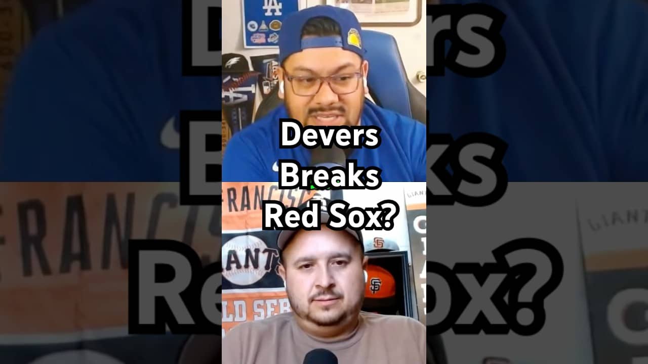 Did Rafael Devers break the #RedSox ? #SFGiants