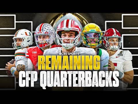 Breaking Down the Remaining QB Matchups in the CFP | Fernando Mendoza, Julian Sayin & More 🏈🏆