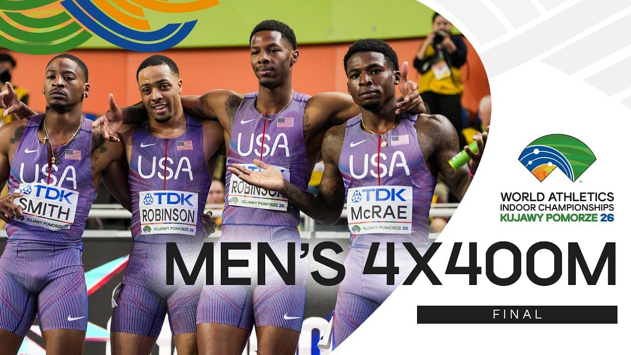 Full Men's 4x400m Final  | World Indoor Championships Kujawy Pomorze 26
