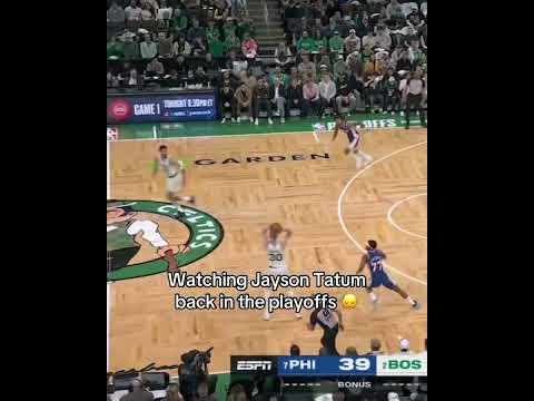 Back in the playoffs less than a year since his Achilles injury 💚