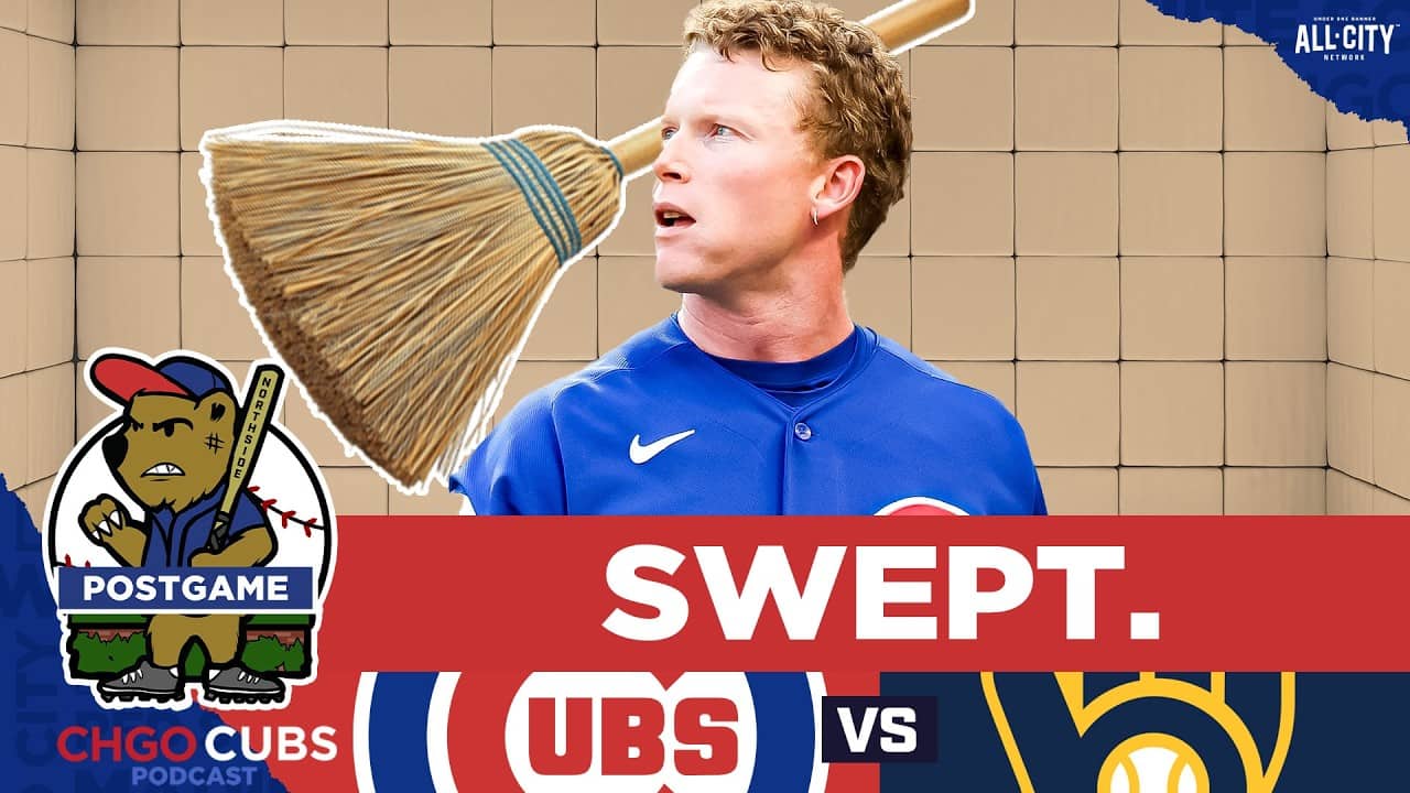CUBS POSTGAME: Pete Crow-Armstrong & Chicago Cubs SWEPT by Milwaukee Brewers! | CHGO Cubs