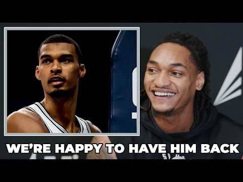 Devin Vassell on Wemby Being Available For Game 5 in San Antonio