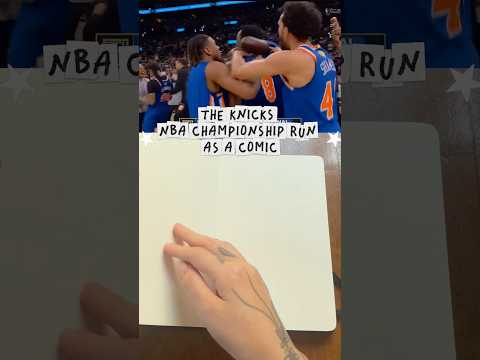 this run feels like a work of art 🖼️✍️#nba #nyknicks #drawing