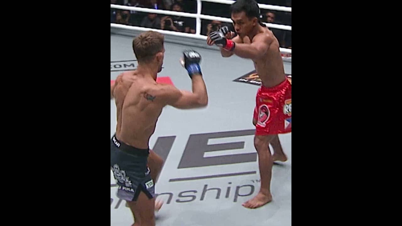When Kevin Belingon sent Andrew Leone flying across the ring when their collided back in 2018! 😱