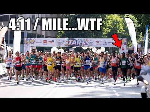 A NEW WORLD RECORD!! || Absolute INSANITY At the 2026 Madrid Vintage 10k Run - Rodrigue Kwizera