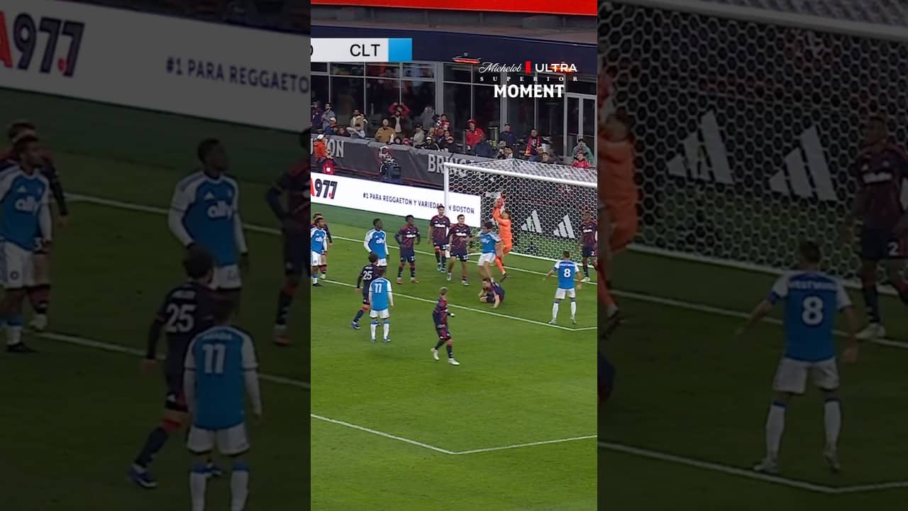The end frame says it all! Michelob ULTRA Superior Moment of the Match presented by Matt Turner!