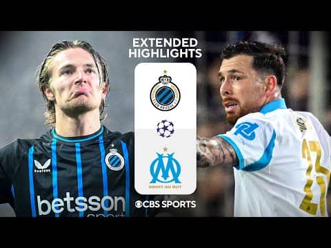 Club Brugge vs. Marseille: Extended Highlights | UCL League Phase MD 8 | CBS Sports Golazo
