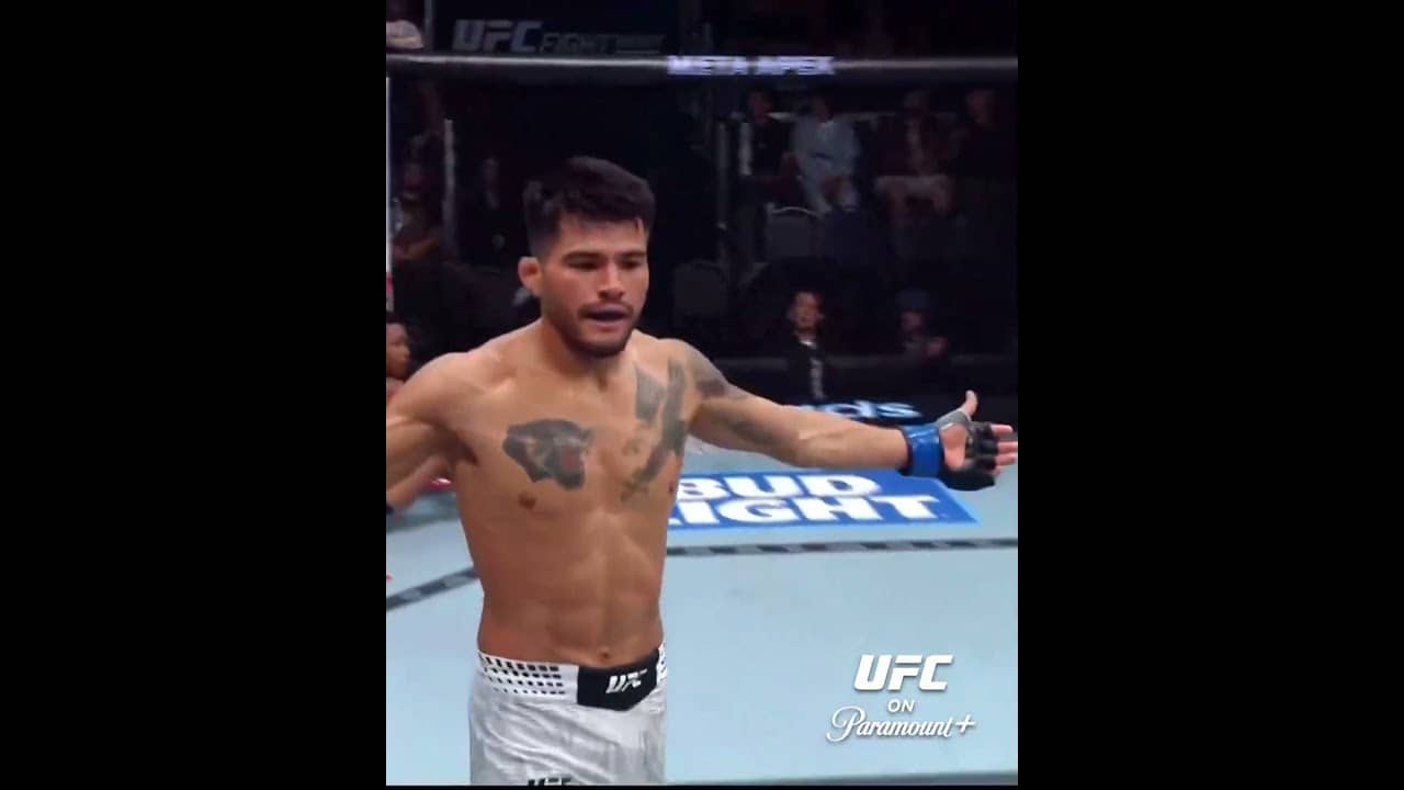 What A Debut 🏆 #ufcvegas117