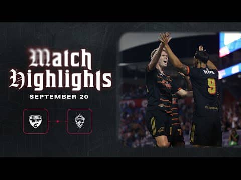FC Dallas vs Colorado Rapids Highlights | Sept. 20, 2025