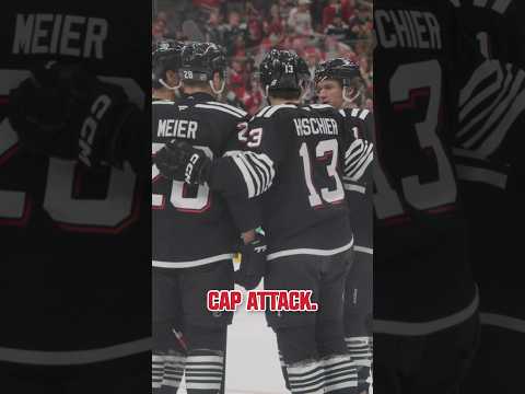 Commit this to memory. #shorts #njdevils #devilsvssenators #nicohischier #cap #captain #hockey #nhl