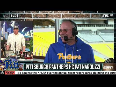 Pitt head coach Pat Narduzzi talks Notre Dame, Mason Heintschel, ACC & more! | The Pat McAfee Show