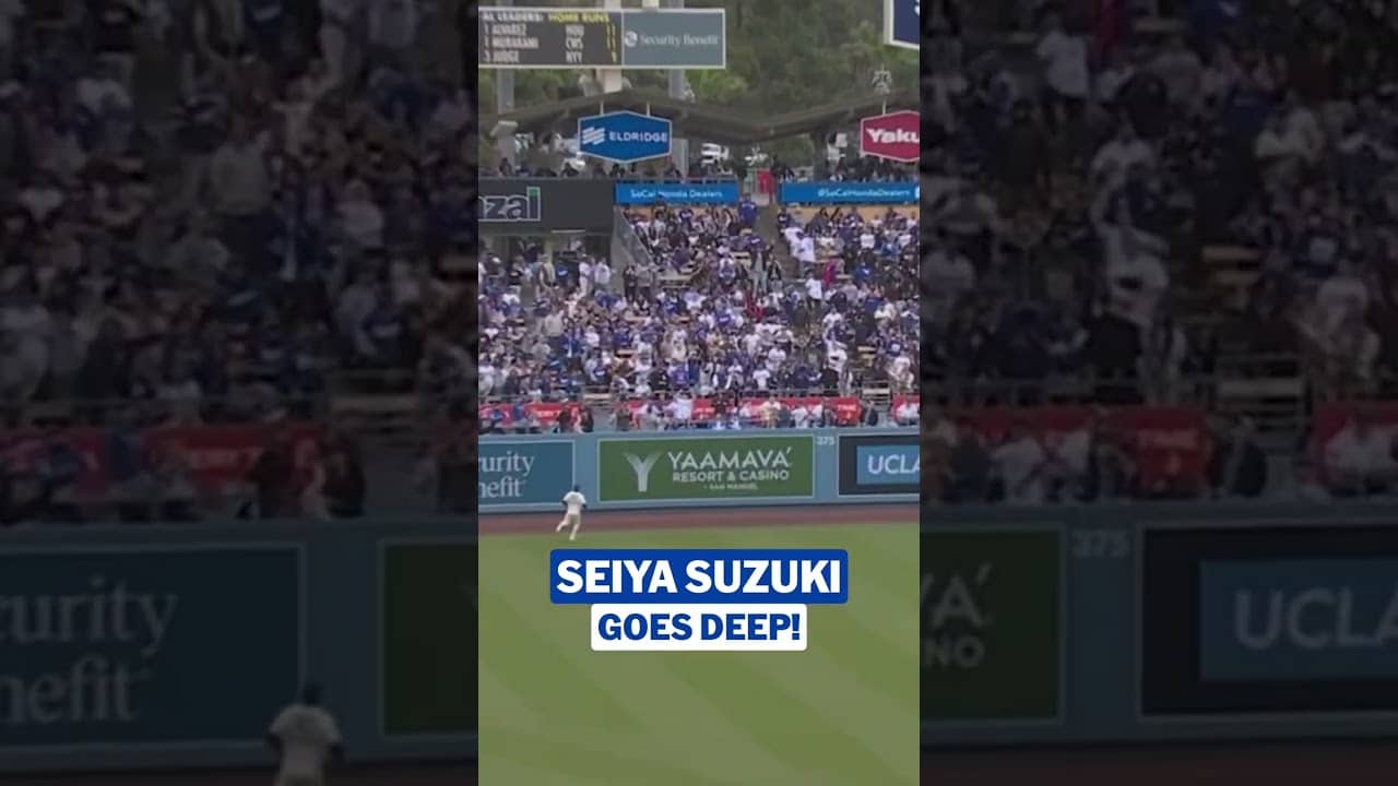 Seiya Suzuki gets the Cubs on the board with his 4th homer of the season 🤩 鈴木誠也ハイライト MLB Highlights
