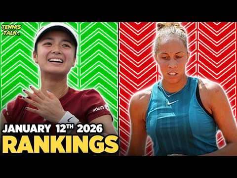 Australian Open 2026 Seeds Set | Eala, Bublik Career High | Draper, Keys Fall | Tennis Rankings