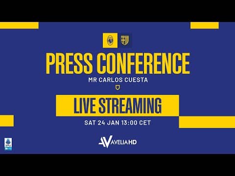 Live – Carlos Cuesta alla vigilia di Atalanta-Parma