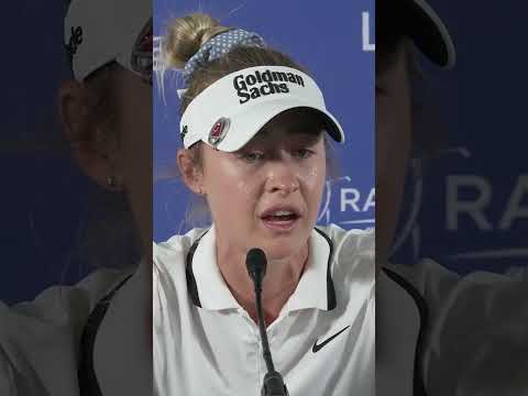 Nelly Korda perfectly sums up golf. 😂