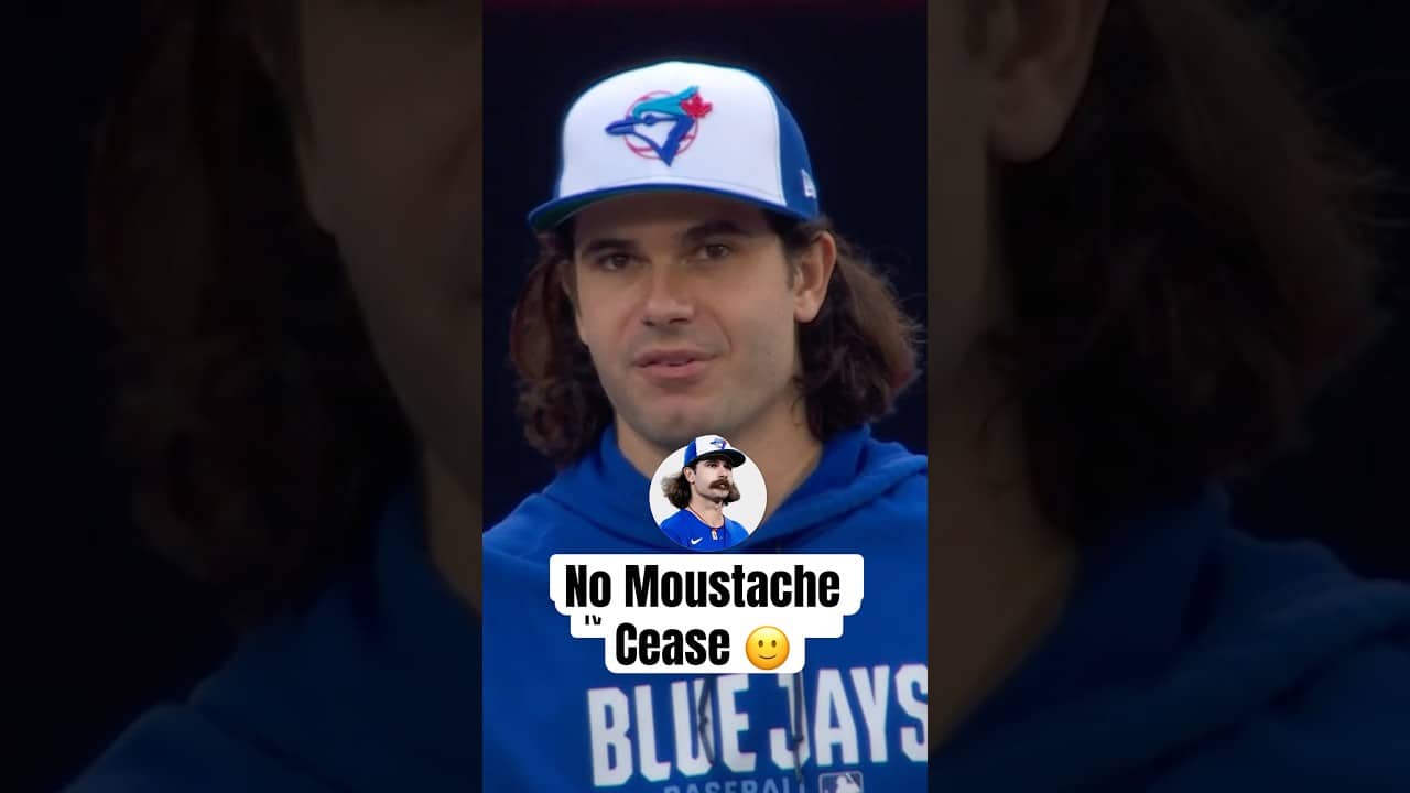 No moustache Dylan Cease made us do a double take 🧐 #MLB #BlueJays #Toronto
