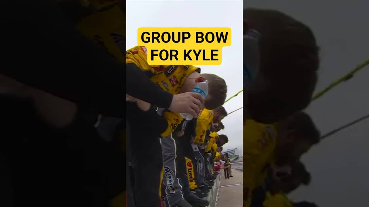What a tribute by the No. 34 team