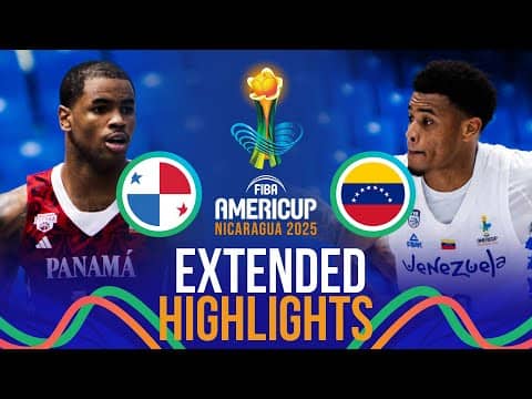 Panama 🇵🇦 vs Venezuela 🇻🇪 | Extended Highlights | FIBA AmeriCup 2025