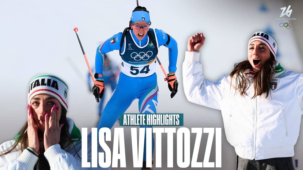 Home Gold! 🇮🇹🥇 Lisa Vittozzi at Milano Cortina 2026 | Athlete Highlights