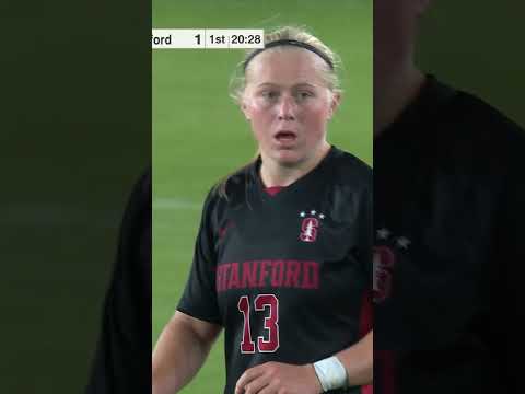 Olympic XC skier Sammy Smith's soccer highlights at Stanford 🎿 #shorts