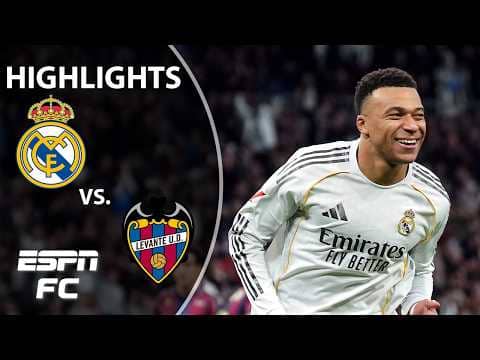 Real Madrid vs. Levante | LALIGA Highlights | ESPN FC