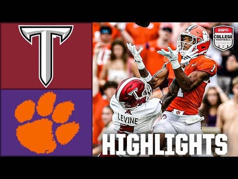 Troy Trojans vs. Clemson Tigers | Full Game Highlights | ESPN College Football