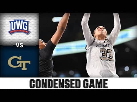 West Georgia vs Georgia Tech Condensed Game | 2025-26 ACC Women's Basketball