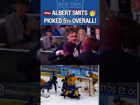 Rangers pick ALBERT SMITS 5th overall! 🖐️