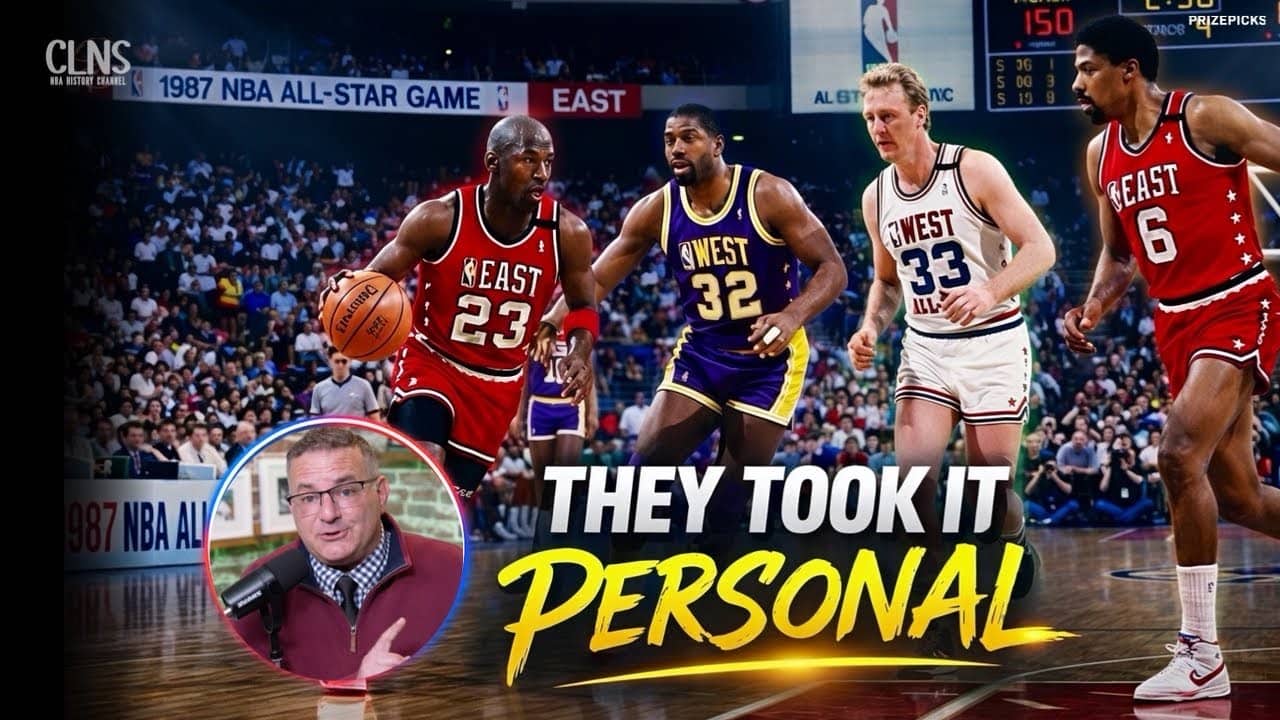 The GREAEST All-Star Games in NBA History 🐐  Larry Bird vs Magic Johnson vs Michael Jordan — 1987