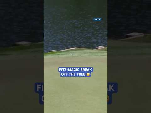 Matt Fitzpatrick with one of the most ridiculous birdies you’ll see all season 🤯