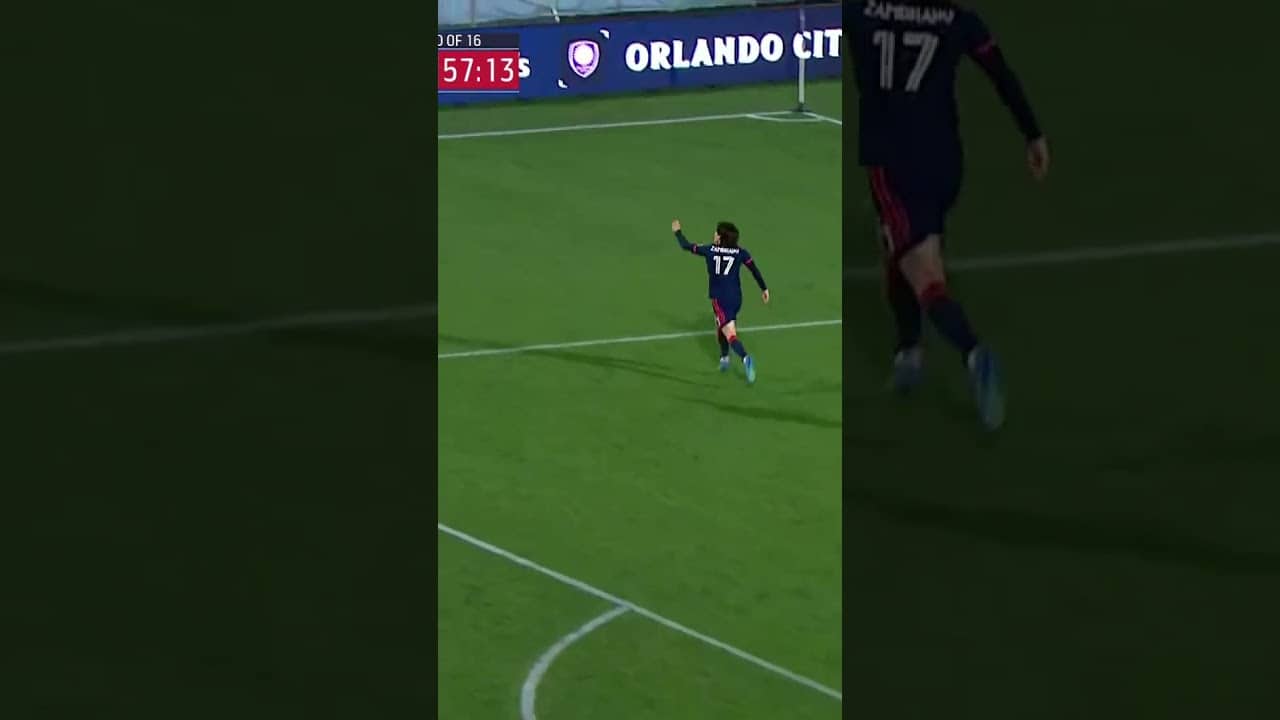 Zambrano's first goal with the #NERevs!!