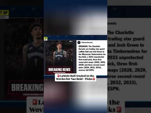 LaMelo is heading to Minnesota‼️