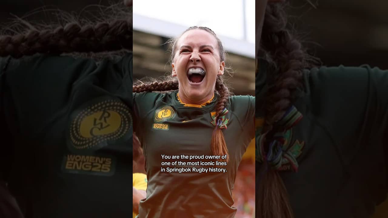 People Got Tattoos Of This Moment! 🥹 #rugby #springboks