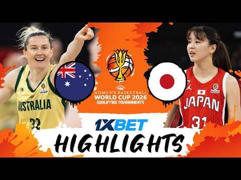Australia 🇦🇺 v Japan 🇯🇵 | Highlights | #FIBAWWC 2026 Qualifying Tournament