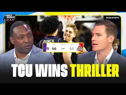 TCU takes down Ohio State in thriller | 2026 March Madness Highlights & Analysis