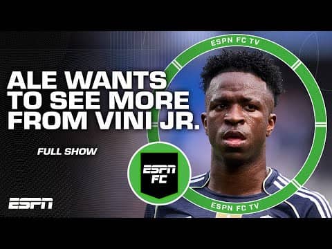 Vini Jr. 'BETTER GET GOING!' 🗣️ Ale Moreno wants to see elevated play from the star | ESPN FC