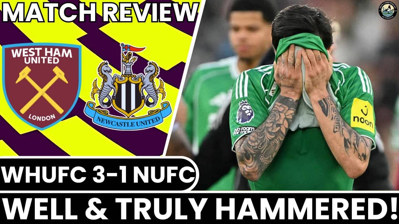 WORST Performance Under Eddie Howe? | West Ham 3-1 Newcastle Review
