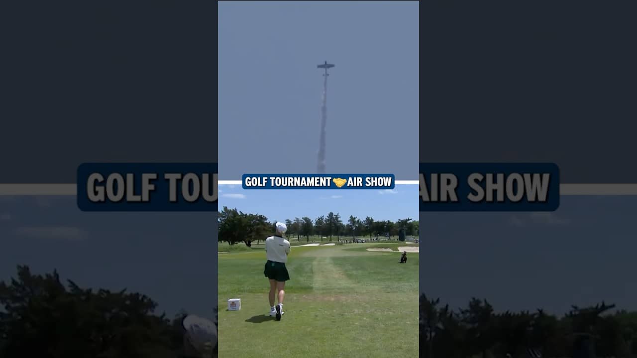 LPGA + Air Show = Peak New Jersey Energy ✈️⛳️